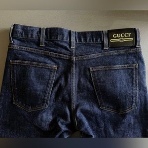 Gucci Dark Tapered Denim Pants